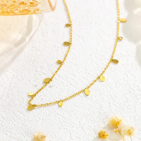 Waterdrop luxury color guaranteed necklace 62