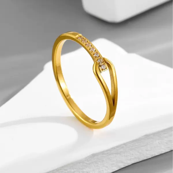 Seven diamond teardrop cut color guaranteed ring 88