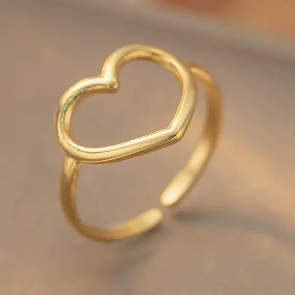 Adjustable love shape color guaranteed ring 197