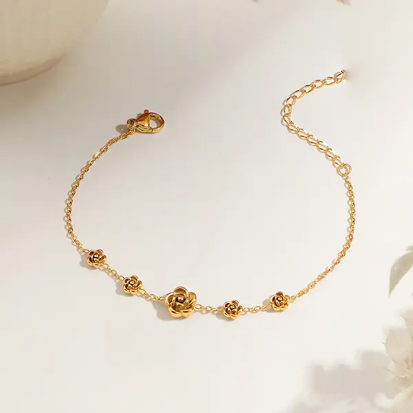 Three Dimensional Camelia Flower color guaranteed bracelet 269