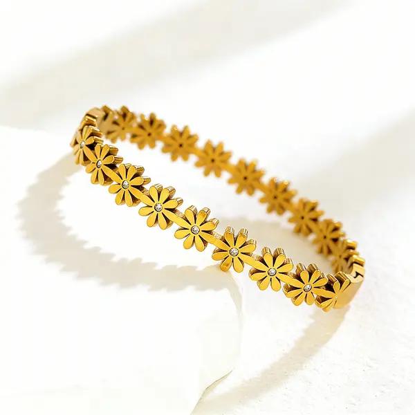 Daisy flower color guaranteed bangle 303