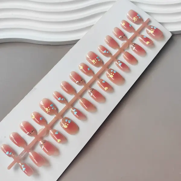 Cartoon Cat eye 30 pieces fake nails 336