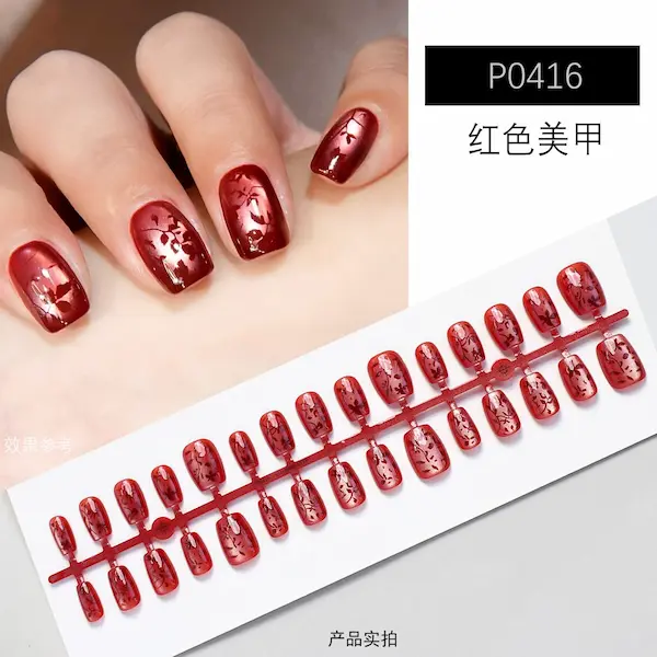 30 pieces fake nails 355