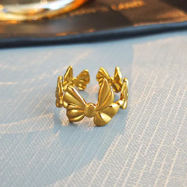 Adjustable bow color guaranteed ring 189