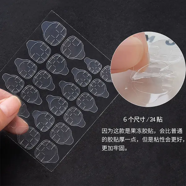 24 pieces Sticker for Fake nails 392