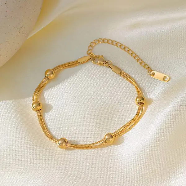 Three layer ball color guaranteed bracelet 427