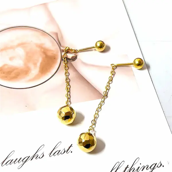 Football long color guaranteed earrings 520